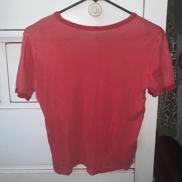 light red fitted t-shirt - Picture 5 of 5